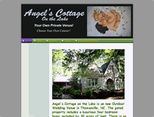 Tablet Screenshot of angelscottageonthelake.com